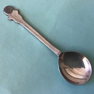 Steiff pewter spoon. Vintage